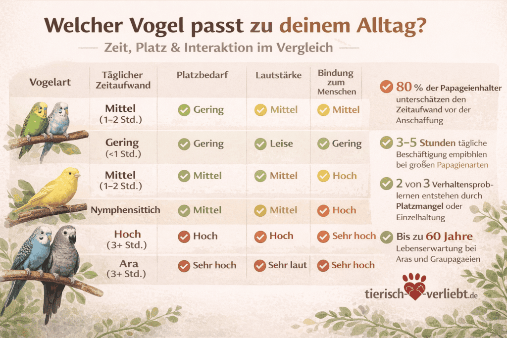 Welcher Vogel für deinen Alltag?